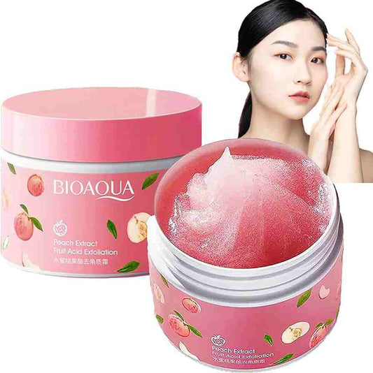 Bioaqua Peach Extract Fruit Acid Exfoliating Face Gel Cream 140g